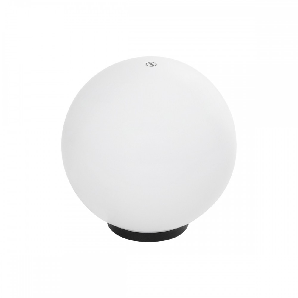 GLOBOSTAR® AGROS 61710 Φωτιστικό Κήπου με Ντουί 1 x E27 AC 220-240V Αδιάβροχο IP65 - Λευκό & Μάυρο - Μ30 x Π30 x Υ32cm
