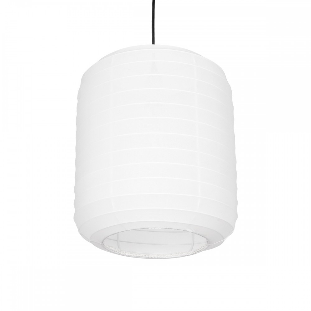 GLOBOSTAR® ROMINA 62000 Μοντέρνο Κρεμαστό Φωτιστικό Οροφής με Ντουί 1 x E27 AC 220-240V IP20 - Λευκό - Μ30 x Π30 x Υ37cm