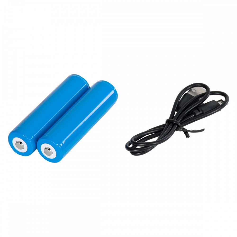 GloboStar® 69926 Φορητός Φακός Κεφαλής Επαναφορτιζόμενος LED Luminus 1 x CREE XM-L2 T6 & 2 XPE LED CHIP x 30W 3000lm 60° Μοιρών με 2 x 18650 Μπαταρία 4400mAh USB 2.0 - 4 Modes - Αδιάβροχο IP54 Ψυχρό Λευκό 6000K Μ7.5 x Π7 x Υ6cm