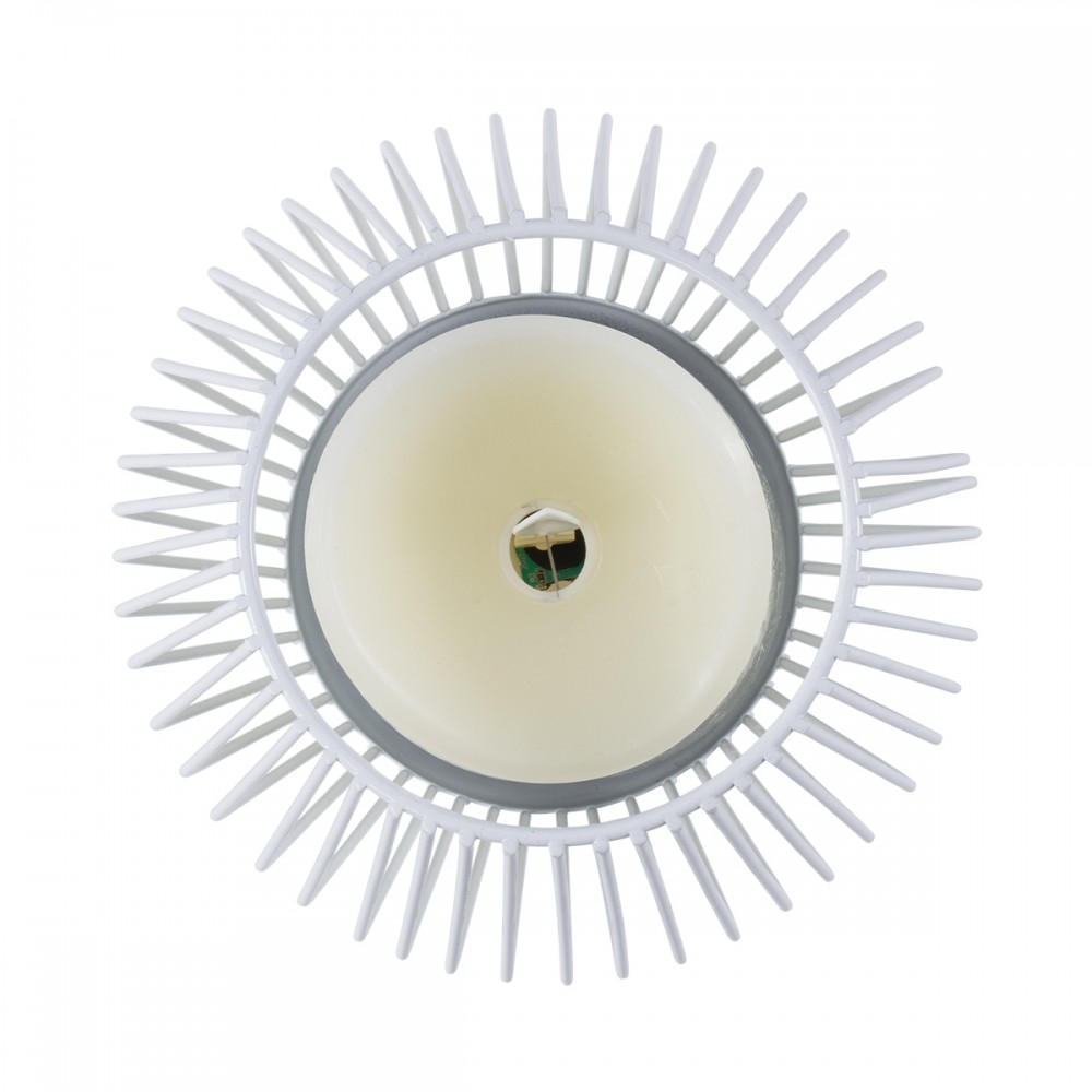 GloboStar® CANDLE 76488 Διακοσμητικό Realistic Κερί με LED Εφέ Κινούμενης Φλόγας - Μπαταρίας 2 x AA (Δεν Συμπεριλαμβάνονται) & Ασύρματο Χειριστήριο IR Θερμό Λευκό 2700K Dimmable Λευκό Φ14 x Υ16cm