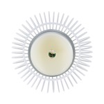 GloboStar® CANDLE 76490 Διακοσμητικό Realistic Κερί με LED Εφέ Κινούμενης Φλόγας - Μπαταρίας 2 x AA (Δεν Συμπεριλαμβάνονται) & Ασύρματο Χειριστήριο IR Θερμό Λευκό 2700K Dimmable Λευκό Φ14 x Υ16cm
