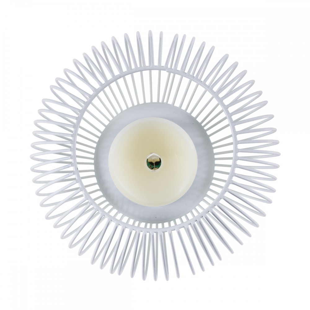 GloboStar® CANDLE 76492 Διακοσμητικό Realistic Κερί με LED Εφέ Κινούμενης Φλόγας - Μπαταρίας 2 x AA (Δεν Συμπεριλαμβάνονται) & Ασύρματο Χειριστήριο IR Θερμό Λευκό 2700K Dimmable Λευκό Φ19 x Υ24cm