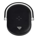 GloboStar® ECLIPSE 76558 Μοντέρνο Επιτραπέζιο Φωτιστικό Πορτατίφ LED 15W 1200lm 180° AC 230V - με Ασύρματη Φόρτιση - Wireless Charger - Διακόπτη Αφής με 3 Εντάσεις Φωτισμού Φυσικό Λευκό 4500K Dimmable - Μ17 x Π13 x Υ10 - Μαύρο