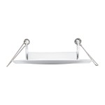 GloboStar® DELTA 77814 Χωνευτό Κινούμενο Στρόγγυλο Σποτ Οροφής για Λάμπα MR16 με Βάση GU5.3 ή GU10 - IP20 - Μεταλλικό - Φ92 x Υ28mm - Λευκό - 5 Χρόνια Εγγύηση