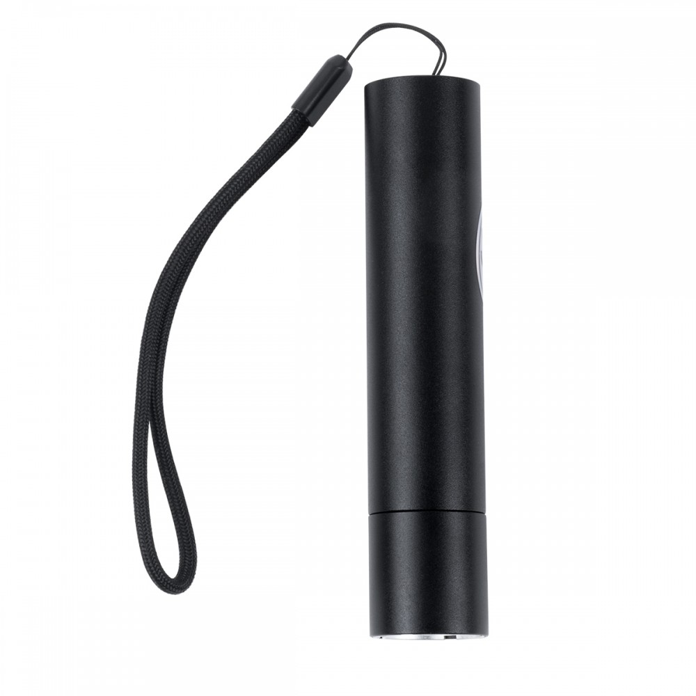 GloboStar® 79029 Φορητός Φακός Χειρός Επαναφορτιζόμενος LED CREE XM-L2 T6 10W 1000lm Zoom 1° έως 60° Μοιρών με 1 x 18650 Μπαταρία 1200mAh USB 2.0 Πτυσσόμενος & 3 Modes Power Bank Αδιάβροχο IP54 Ψυχρό Λευκό 6000K