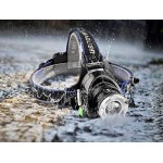 GloboStar® 79055 Φακός Κεφαλής Επαναφορτιζόμενος LED CREE XML2-T6 Chip 10 Watt 800lm με 2 x 18650 Μπαταρίες 5200mAh - Ψυχρό Λευκό 6000K - Μ8.5 x Π6.5 x Υ7cm