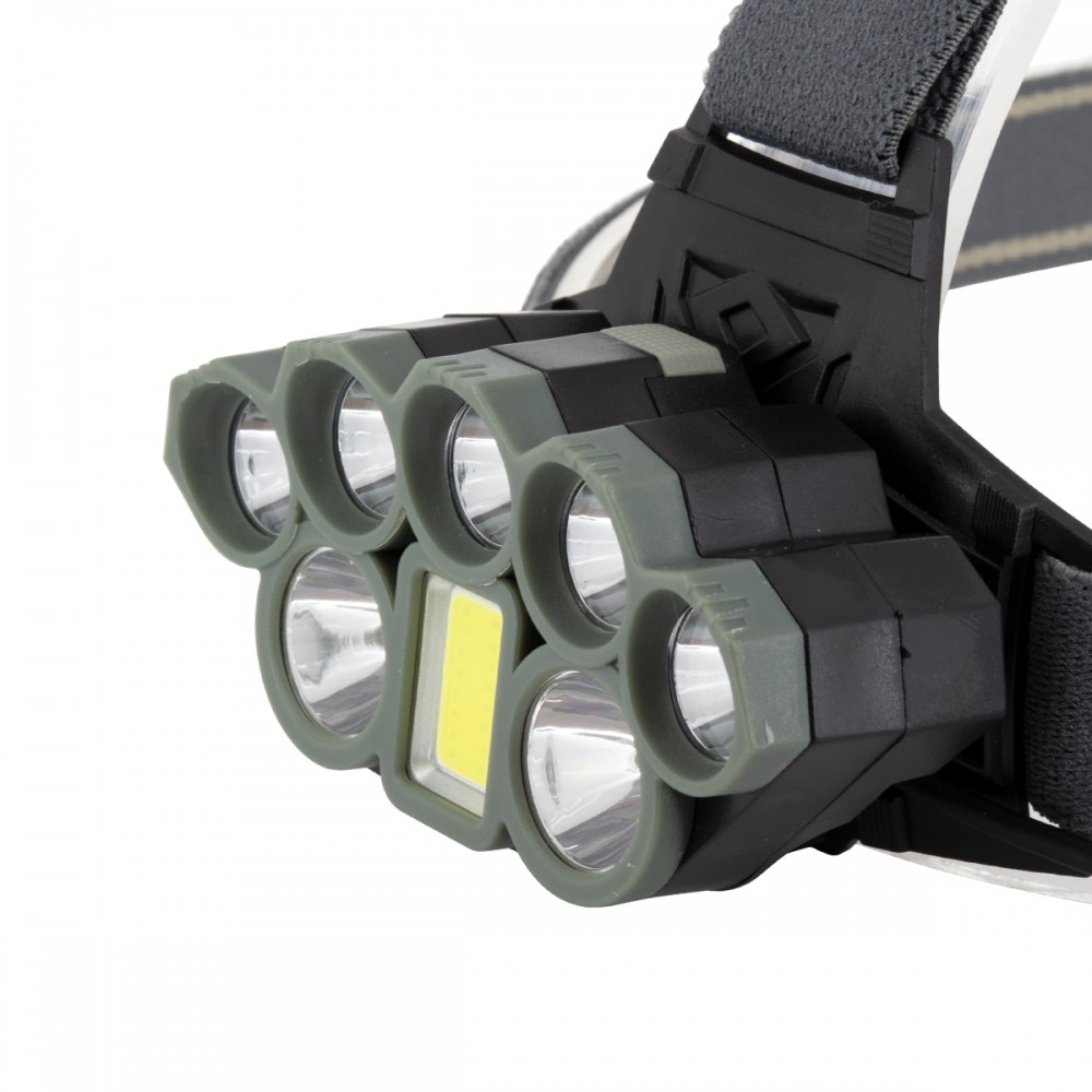 GloboStar® 79062 Φακός Κεφαλής Επαναφορτιζόμενος LED CREE XML2-T6 Chip 60 Watt 6000lm με 2 x 18650 Μπαταρίες 13600mAh Ψυχρό Λευκό 6000K