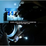 GloboStar® 79067 Γάντι Φακός με Φωτισμό LED για Αριστερό Χέρι 2W με Μπαταρία CR2016 Ψυχρό Λευκό 6000K
