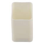 GloboStar® CANDLE 79540 ΣΕΤ 12 x Διακοσμητικά Realistic Κεράκια με LED Εφέ Κινούμενης Φλόγας - Μπαταρίας 12 x CR2032 Θερμό Λευκό 2700K Μπεζ L3.7 x W3.7 x H7.5cm