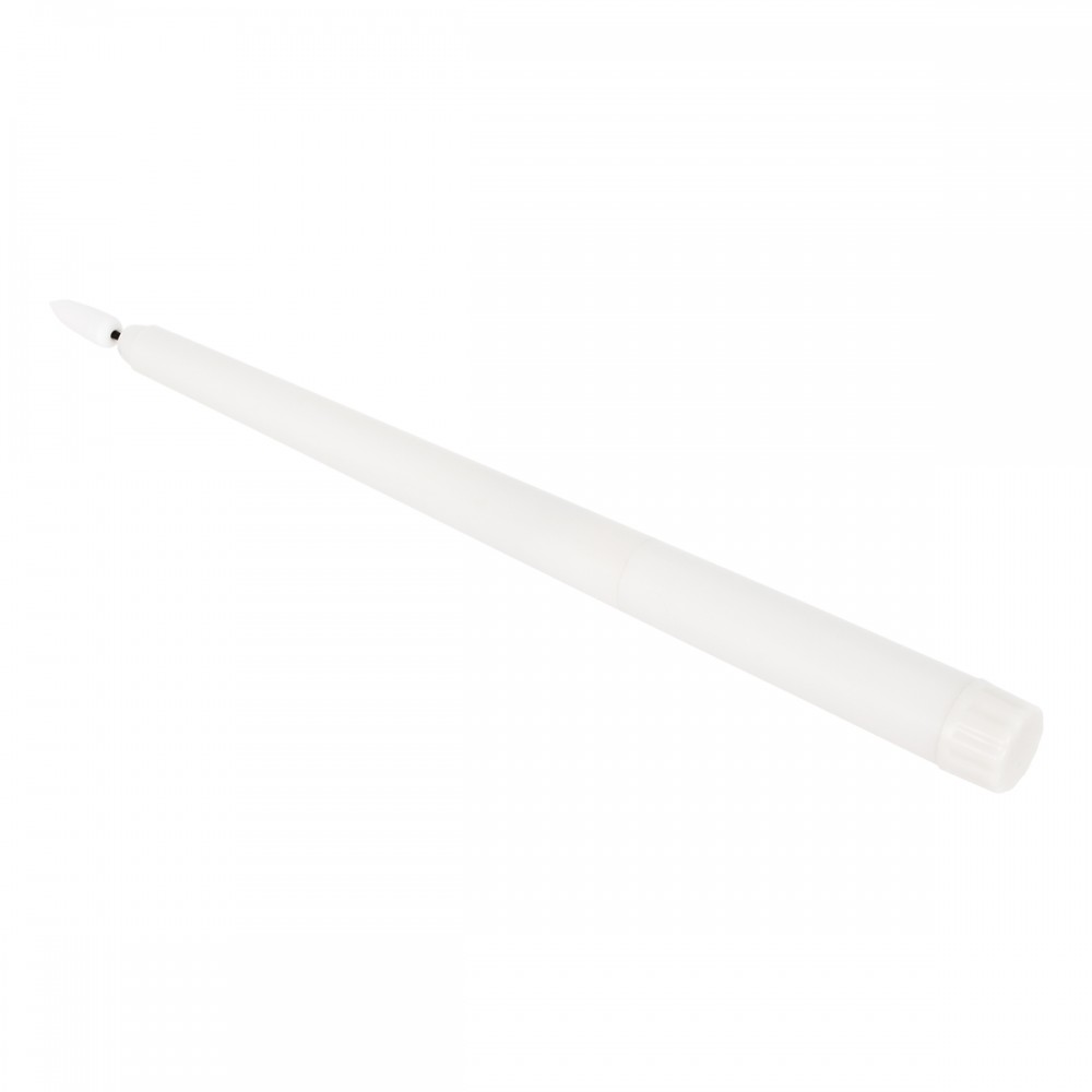 GloboStar® 79564 ΣΕΤ 12 Διακοσμητικών Realistic Κεριών Κηροπηγίου με LED Εφέ Κινούμενης Φλόγας - Μπαταρίας & Ασύρματο Χειριστήριο IR Θερμό Λευκό 2700K Dimmable