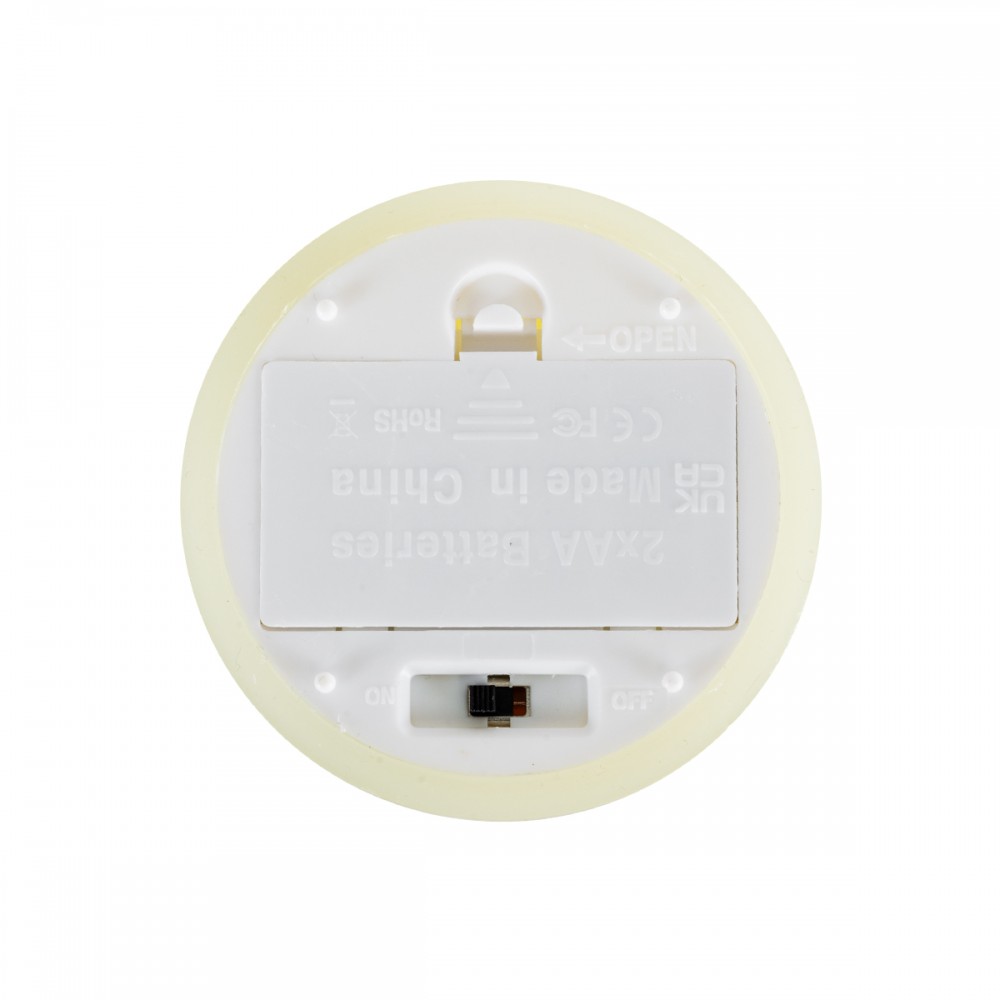 GloboStar® WISHFULL 79566 ΣΕΤ 6 Διακοσμητικών Realistic Κεριών Παραφίνης με LED Εφέ Κινούμενης Φλόγας - Μπαταρίας & Ασύρματο Χειριστήριο IR Σχέδιο Λιωμένο Κερί Θερμό Λευκό 2700K Dimmable