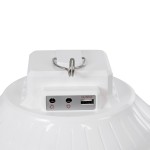 GloboStar® SOLAR-BULB 85350 Αυτόνομη Ηλιακή Κρεμαστή Λάμπα LED Giant Γλόμπος 100W 1000lm 140° 2 Λειτουργιών Ρεύματος με AC 220-240V μέσω USB Αντάπτορα ή με Φωτοβολταικό Panel 6V 12W & Επαναφορτιζόμενη Μπαταρία Li-ion 3.2V 5000mAh - Ενσωματωμένο USB 2.