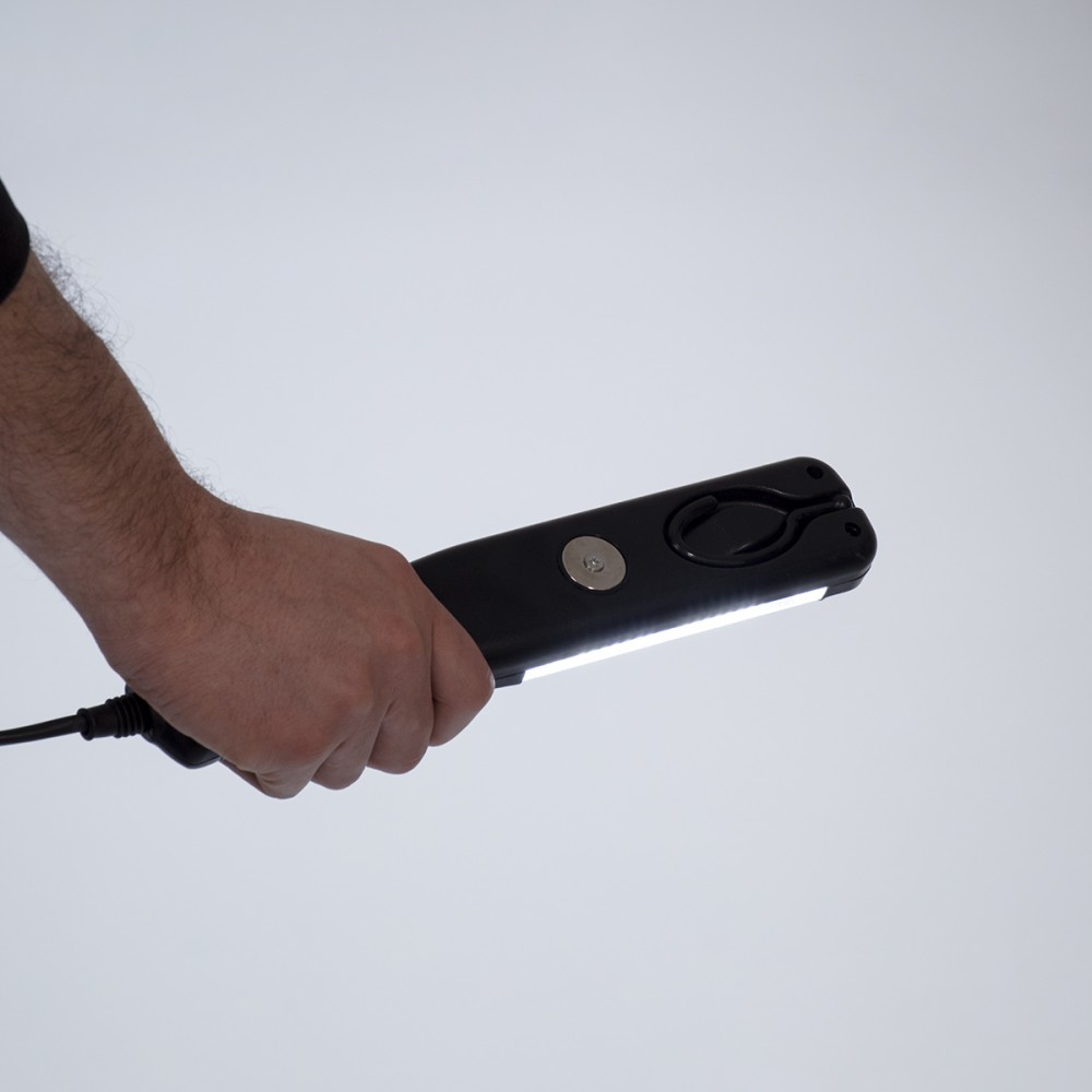 GloboStar® 85430 Φακός Λάμπα Εργασίας Μπαλαντέζα Συνεργείου με Καλώδιο 8m LED 28W 2240lm Ρεύματος AC 220-240V IP20 Ψυχρό Λευκό 6000K