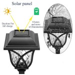 GloboStar® 85703 ΣΕΤ 6 Τεμαχίων Αυτόνομα Ηλιακά Φωτιστικά LED SMD 1W 100lm με Ενσωματωμένη Μπαταρία 600mAh - Φωτοβολταϊκό Πάνελ με Αισθητήρα Ημέρας-Νύχτας Αδιάβροχο IP65 Φανάρι Κήπου Τετράγωνο Λευκό Λευκό 6000K