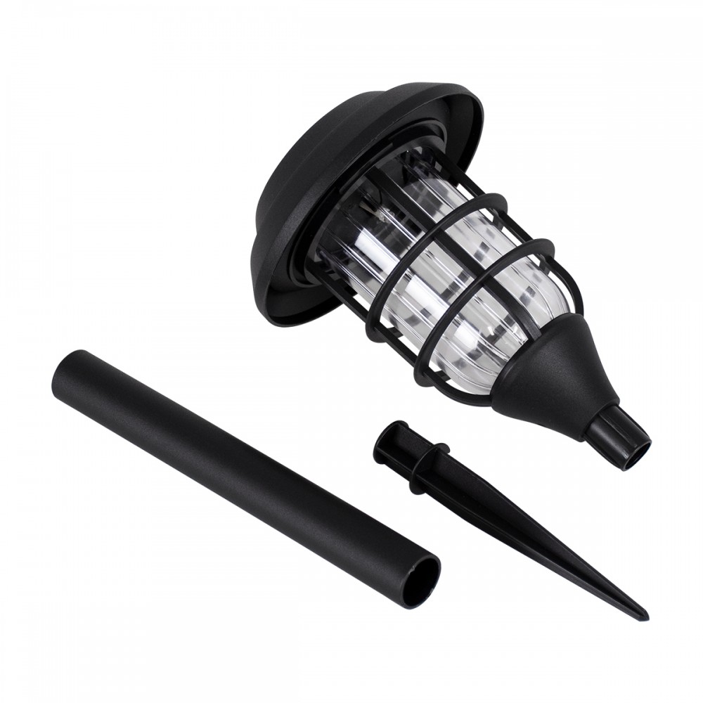 GloboStar® 85704 ΣΕΤ 6 Τεμαχίων Αυτόνομα Ηλιακά Φωτιστικά LED SMD 1W 100lm με Ενσωματωμένη Μπαταρία 250mAh - Φωτοβολταϊκό Πάνελ με Αισθητήρα Ημέρας-Νύχτας Αδιάβροχο IP65 Φανάρι Κήπου Στρογγυλό Θερμό Λευκό 3000K