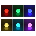 GloboStar® 85824 Ακρυλικό Φωτιστικό Μπάλα Εξωτερικού Χώρου - Πισίνας LED Globe 5W Φ24 Επαναφορτιζόμενο Μπαταρίας με Καλώδιο USB - Φορτιστή και Ασύρματο Χειριστήριο IR Αδιάβροχο IP65 Πολύχρωμο RGBW