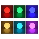 GloboStar® 85825 Ακρυλικό Φωτιστικό Μπάλα Εξωτερικού Χώρου - Πισίνας LED Globe 10W Φ40 Επαναφορτιζόμενο Μπαταρίας με Καλώδιο USB - Φορτιστή και Ασύρματο Χειριστήριο IR Αδιάβροχο IP65 Πολύχρωμο RGBW