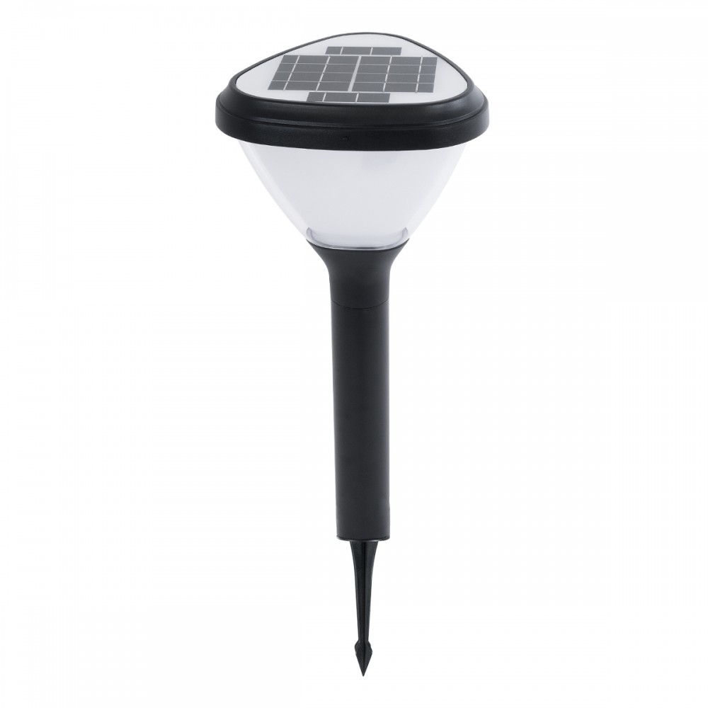 GloboStar® SOLARMIS 90521 LED Solar Bollard Light Κολωνάκι Κήπου Εξωτερικού Χώρου 10W 180lm 120° με Ενσωματωμένο Φωτοβολταϊκό Panel 6V 5W & Επαναφορτιζόμενη Μπαταρία Li-ion 3.2V 6000mAh με Αισθητήρα Ημέρας-Νύχτας - Αδιάβροχο IP65 Φ26 x Υ60cm Ψυχρό Λευ