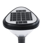 GloboStar® SOLARMIS 90521 LED Solar Bollard Light Κολωνάκι Κήπου Εξωτερικού Χώρου 10W 180lm 120° με Ενσωματωμένο Φωτοβολταϊκό Panel 6V 5W & Επαναφορτιζόμενη Μπαταρία Li-ion 3.2V 6000mAh με Αισθητήρα Ημέρας-Νύχτας - Αδιάβροχο IP65 Φ26 x Υ60cm Ψυχρό Λευ