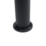 GloboStar® SOLARDIS 90523 LED Solar Bollard Light Κολωνάκι Κήπου Εξωτερικού Χώρου 10W 180lm 120° με Ενσωματωμένο Φωτοβολταϊκό Panel 6V 5W & Επαναφορτιζόμενη Μπαταρία Li-ion 3.2V 6000mAh με Αισθητήρα Ημέρας-Νύχτας - Αδιάβροχο IP65 Φ24 x Υ88cm Ψυχρό Λευ