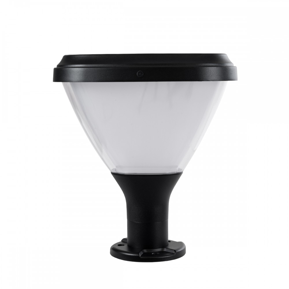 GloboStar® NATURE 90532 Αυτόνομο Ηλιακό Φωτιστικό Κήπου - Κολωνάκι Αρχιτεκτονικού Φωτισμού Εξωτερικού Χώρου LED 10W 330lm 120° με Ενσωματωμένο Φωτοβολταϊκό Panel 6V 2W & Επαναφορτιζόμενη Μπαταρία Li-ion 3.2V 1800mAh με Αισθητήρα Ημέρας-Νύχτας - Αδιάβρ