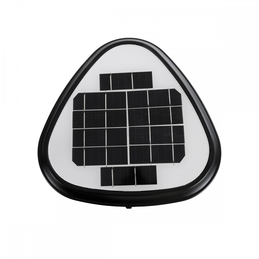 GloboStar® NATURE 90532 Αυτόνομο Ηλιακό Φωτιστικό Κήπου - Κολωνάκι Αρχιτεκτονικού Φωτισμού Εξωτερικού Χώρου LED 10W 330lm 120° με Ενσωματωμένο Φωτοβολταϊκό Panel 6V 2W & Επαναφορτιζόμενη Μπαταρία Li-ion 3.2V 1800mAh με Αισθητήρα Ημέρας-Νύχτας - Αδιάβρ