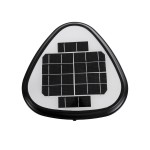 GloboStar® NATURE 90532 Αυτόνομο Ηλιακό Φωτιστικό Κήπου - Κολωνάκι Αρχιτεκτονικού Φωτισμού Εξωτερικού Χώρου LED 10W 330lm 120° με Ενσωματωμένο Φωτοβολταϊκό Panel 6V 2W & Επαναφορτιζόμενη Μπαταρία Li-ion 3.2V 1800mAh με Αισθητήρα Ημέρας-Νύχτας - Αδιάβρ