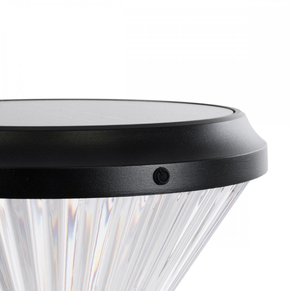 GloboStar® SHARP 90533 Αυτόνομο Ηλιακό Φωτιστικό Κήπου - Κολωνάκι Αρχιτεκτονικού Φωτισμού Εξωτερικού Χώρου LED 10W 330lm 120° με Ενσωματωμένο Φωτοβολταϊκό Panel 6V 2W & Επαναφορτιζόμενη Μπαταρία Li-ion 3.2V 1800mAh με Αισθητήρα Ημέρας-Νύχτας - Αδιάβρο