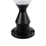 GloboStar® SHARP 90533 Αυτόνομο Ηλιακό Φωτιστικό Κήπου - Κολωνάκι Αρχιτεκτονικού Φωτισμού Εξωτερικού Χώρου LED 10W 330lm 120° με Ενσωματωμένο Φωτοβολταϊκό Panel 6V 2W & Επαναφορτιζόμενη Μπαταρία Li-ion 3.2V 1800mAh με Αισθητήρα Ημέρας-Νύχτας - Αδιάβρο