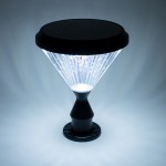 GloboStar® SHARP 90533 Αυτόνομο Ηλιακό Φωτιστικό Κήπου - Κολωνάκι Αρχιτεκτονικού Φωτισμού Εξωτερικού Χώρου LED 10W 330lm 120° με Ενσωματωμένο Φωτοβολταϊκό Panel 6V 2W & Επαναφορτιζόμενη Μπαταρία Li-ion 3.2V 1800mAh με Αισθητήρα Ημέρας-Νύχτας - Αδιάβρο