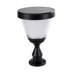 GloboStar® ARVENT 90534 Αυτόνομο Ηλιακό Φωτιστικό Κήπου - Κολωνάκι Αρχιτεκτονικού Φωτισμού Εξωτερικού Χώρου LED 10W 330lm 120° με Ενσωματωμένο Φωτοβολταϊκό Panel 6V 2W & Επαναφορτιζόμενη Μπαταρία Li-ion 3.2V 1800mAh με Αισθητήρα Ημέρας-Νύχτας - Αδιάβρ