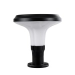 GloboStar® WHISPER 90535 Αυτόνομο Ηλιακό Φωτιστικό Κήπου - Κολωνάκι Αρχιτεκτονικού Φωτισμού Εξωτερικού Χώρου LED 10W 330lm 120° με Ενσωματωμένο Φωτοβολταϊκό Panel 6V 2W & Επαναφορτιζόμενη Μπαταρία Li-ion 3.2V 1800mAh με Αισθητήρα Ημέρας-Νύχτας - Αδιάβ