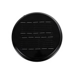 GloboStar® WHISPER 90535 Αυτόνομο Ηλιακό Φωτιστικό Κήπου - Κολωνάκι Αρχιτεκτονικού Φωτισμού Εξωτερικού Χώρου LED 10W 330lm 120° με Ενσωματωμένο Φωτοβολταϊκό Panel 6V 2W & Επαναφορτιζόμενη Μπαταρία Li-ion 3.2V 1800mAh με Αισθητήρα Ημέρας-Νύχτας - Αδιάβ