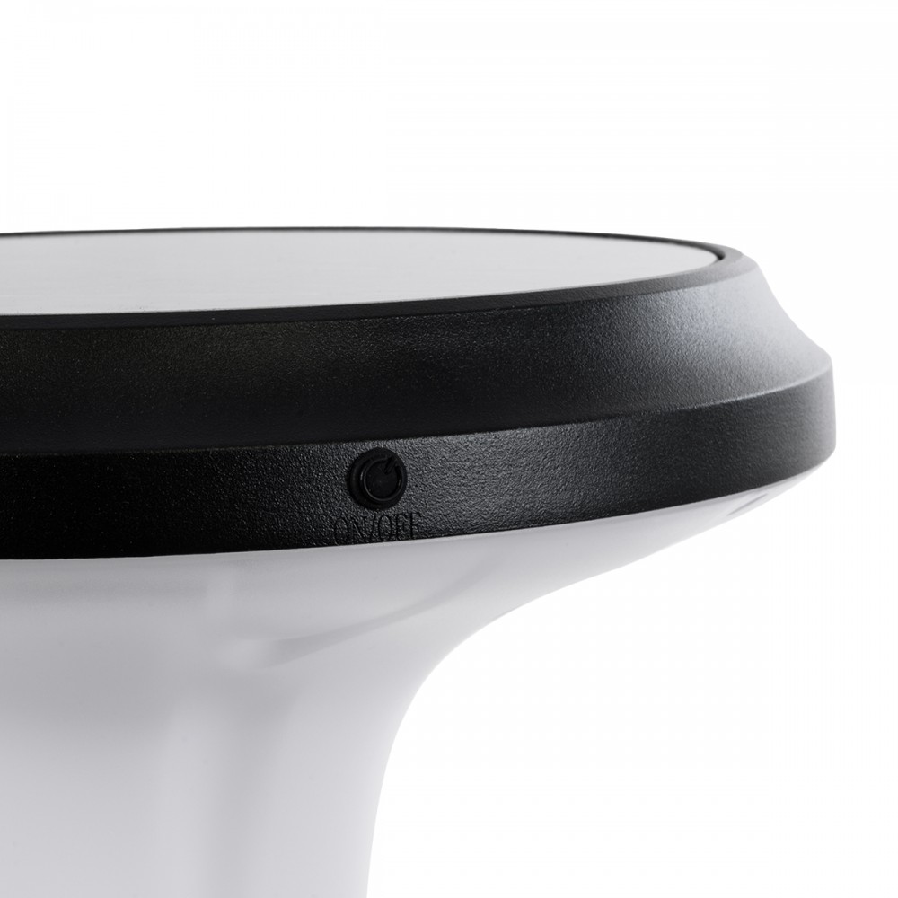 GloboStar® WHISPER 90535 Αυτόνομο Ηλιακό Φωτιστικό Κήπου - Κολωνάκι Αρχιτεκτονικού Φωτισμού Εξωτερικού Χώρου LED 10W 330lm 120° με Ενσωματωμένο Φωτοβολταϊκό Panel 6V 2W & Επαναφορτιζόμενη Μπαταρία Li-ion 3.2V 1800mAh με Αισθητήρα Ημέρας-Νύχτας - Αδιάβ
