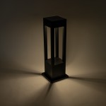 GloboStar® HONEYBEE 90537 Αυτόνομο Ηλιακό Φωτιστικό Κήπου - Κολωνάκι Αρχιτεκτονικού Φωτισμού Εξωτερικού Χώρου LED 10W 330lm 120° με Ενσωματωμένο Φωτοβολταϊκό Panel 6V 2W & Επαναφορτιζόμενη Μπαταρία Li-ion 3.2V 1800mAh με Αισθητήρα Ημέρας-Νύχτας - Αδιά