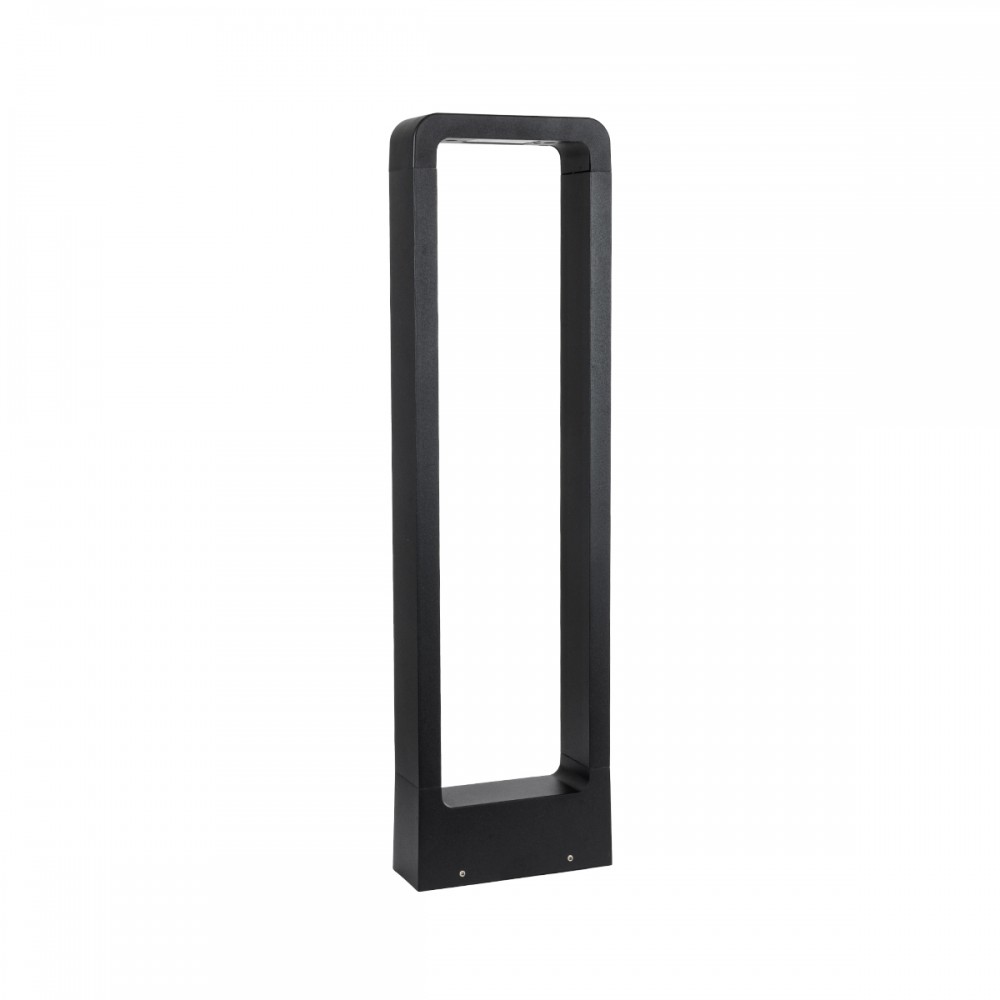 GloboStar® BACKYARD 90546 Φωτιστικό Κήπου - Κολωνάκι Αρχιτεκτονικού Φωτισμού Εξωτερικού Χώρου LED 15W 1500lm 120° AC 220-240V - Αδιάβροχο IP65 - Σώμα Αλουμινίου & ABS - Μ16 x Π5.5 x Υ58cm - Θερμό Λευκό 2700K - Μαύρο - 2 Χρόνια Εγγύηση