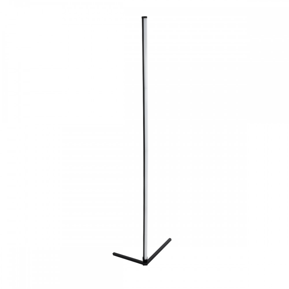 GLOBOSTAR® DIGICOLUMN 90763 Μοντέρνο Επιδαπέδιο Γραμμικό Ψηφιακό Φωτιστικό Digital Pixel Symphony Bar με RF Ασύρματο Χειριστήριο LED 16W 1280lm 180° DC 5V με USB 2.0 IP20 Πολύχρωμο RGB Dimmable - Μαύρο - Φ3 x Υ165cm - 2 Χρόνια Εγγύηση
