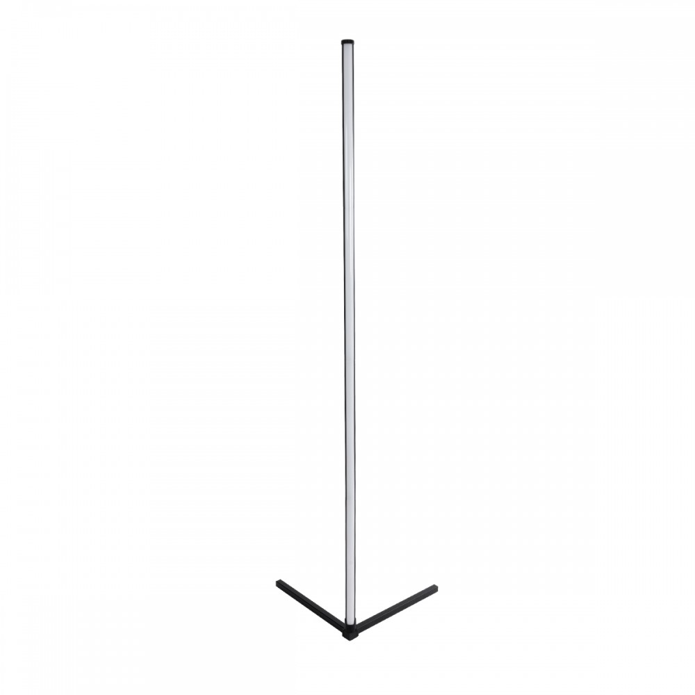 GloboStar® DIGICOLUMN 90763 Μοντέρνο Επιδαπέδιο Φωτιστικό Γραφείου Digital Pixel Symphony Bar LED 16W 1280lm 180° DC 5V με USB 2.0 IP20 - Εναλλαγή Φωτισμού μέσω Τηλεχειριστηρίου - Πολύχρωμα RGB - Dimmable - Μαύρο - Φ3 x Υ165cm - 2 Χρόνια Εγγύηση