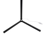 GloboStar® DIGICOLUMN 90763 Μοντέρνο Επιδαπέδιο Φωτιστικό Γραφείου Digital Pixel Symphony Bar LED 16W 1280lm 180° DC 5V με USB 2.0 IP20 - Εναλλαγή Φωτισμού μέσω Τηλεχειριστηρίου - Πολύχρωμα RGB - Dimmable - Μαύρο - Φ3 x Υ165cm - 2 Χρόνια Εγγύηση