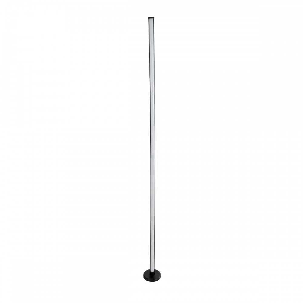 GloboStar® DIGICOLUMN 90764 Μοντέρνο Επιδαπέδιο Φωτιστικό Γραφείου Digital Pixel Symphony Bar LED 16W 1280lm 180° DC 5V με USB 2.0 IP20 - Εναλλαγή Φωτισμού μέσω Τηλεχειριστηρίου - Πολύχρωμα RGB - Dimmable - Μαύρο - Φ3 x Υ165cm - 2 Χρόνια Εγγύηση