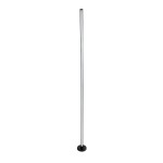 GloboStar® DIGICOLUMN 90764 Μοντέρνο Επιδαπέδιο Φωτιστικό Γραφείου Digital Pixel Symphony Bar LED 16W 1280lm 180° DC 5V με USB 2.0 IP20 - Εναλλαγή Φωτισμού μέσω Τηλεχειριστηρίου - Πολύχρωμα RGB - Dimmable - Μαύρο - Φ3 x Υ165cm - 2 Χρόνια Εγγύηση