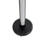 GloboStar® DIGICOLUMN 90764 Μοντέρνο Επιδαπέδιο Φωτιστικό Γραφείου Digital Pixel Symphony Bar LED 16W 1280lm 180° DC 5V με USB 2.0 IP20 - Εναλλαγή Φωτισμού μέσω Τηλεχειριστηρίου - Πολύχρωμα RGB - Dimmable - Μαύρο - Φ3 x Υ165cm - 2 Χρόνια Εγγύηση