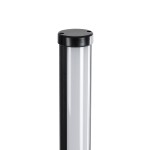 GloboStar® DIGICOLUMN 90764 Μοντέρνο Επιδαπέδιο Φωτιστικό Γραφείου Digital Pixel Symphony Bar LED 16W 1280lm 180° DC 5V με USB 2.0 IP20 - Εναλλαγή Φωτισμού μέσω Τηλεχειριστηρίου - Πολύχρωμα RGB - Dimmable - Μαύρο - Φ3 x Υ165cm - 2 Χρόνια Εγγύηση