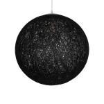 GLOBOSTAR® OCEANA 999-0157 Boho Κρεμαστό Φωτιστικό Οροφής με Ντουί 1 x E27 AC 220-240V IP20 - Μαύρο - Μ60 x Π60 x Υ60cm