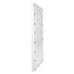 GloboStar® MAKEUP MIRROR-160x80-4 Μοντέρνος Καθρέπτης Μακιγιάζ με Πλαίσιο Φυσικού Ξύλου με Διακόπτη On/Off 20 x E27 AC220-240V - Μ80 x Π7 x Υ160cm - Λευκή Λάκα