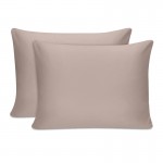 Μαξιλαροθήκες ύπνου Tonne Cotton Box Σετ 2 τμχ χρώμα μπεζ 50x70εκ.