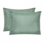 Μαξιλαροθήκες ύπνου Tonne Cotton Box Σετ 2 τμχ χρώμα πράσινο 50x70+5εκ.