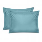 Μαξιλαροθήκες ύπνου Tonne Cotton Box Σετ 2 τμχ χρώμα μέντα 50x70+5εκ.