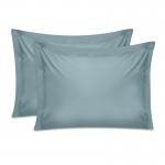 Μαξιλαροθήκες ύπνου Tonne Cotton Box Σετ 2 τμχ χρώμα μέντα 50x80+5εκ.