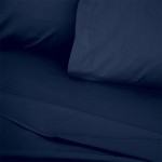 Σεντόνι Tonne Cotton Box Διπλό (240x260) χρώμα σκούρο μπλε